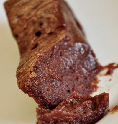Fondant crème de marrons et chocolat, sans farine - Photo par mathildee