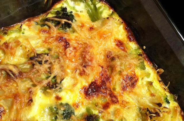 Gratin trop choux ! Fleurs, brocolis, romanescos ... - Photo par wonderalice