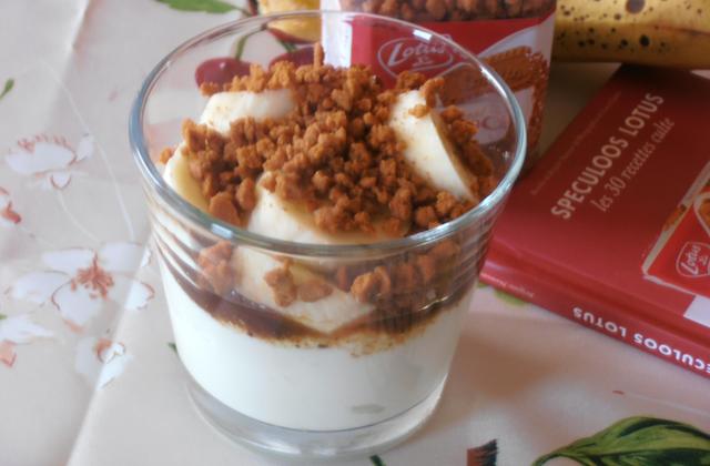 Fromage blanc banane/spéculoos - Photo par pepitavignon
