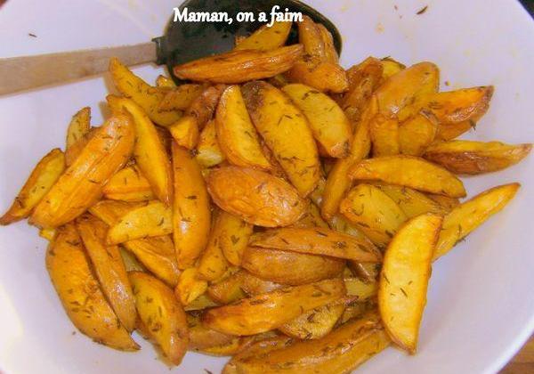 Frites aux épices, au four - Photo par marianne.solier