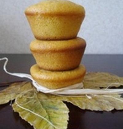 Muffin au potiron et crème de noisette - manuad