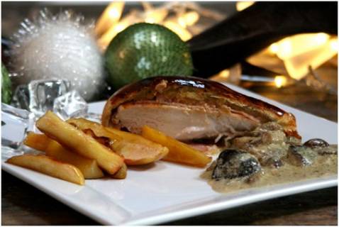 Feuilleté de poulet au foie gras - Photo par Ma boîte à diners