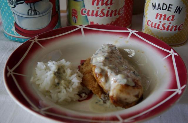 Poulet grillé sauce poire Roquefort - Photo par christFQi