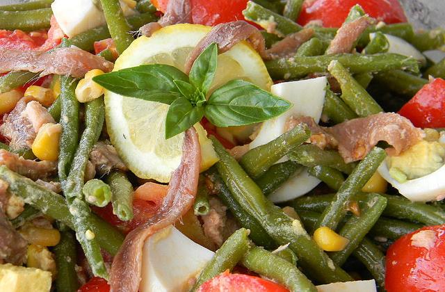Salade de haricots verts estivale - Photo par La soupe à la citrouille