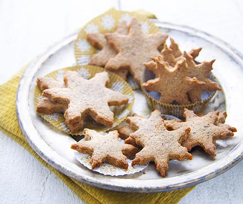 Biscuits de Noël à la poudre noisette - Photo par Soy