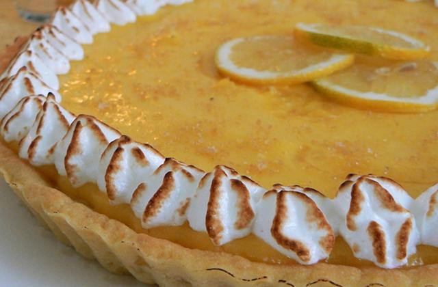 Tarte au citron et sucre citronné - Photo par sophienO
