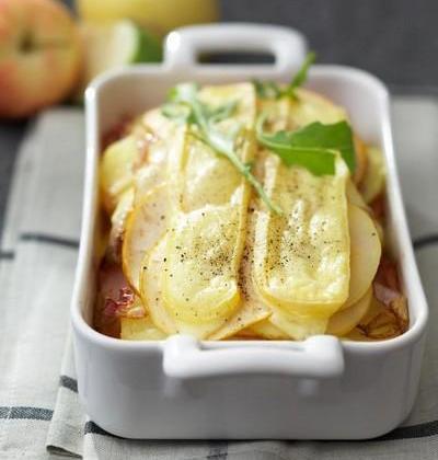 Tartiflette aux deux pommes - Photo par La pomme