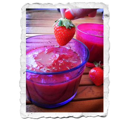 Compote fraises romarin - Photo par lesglo7