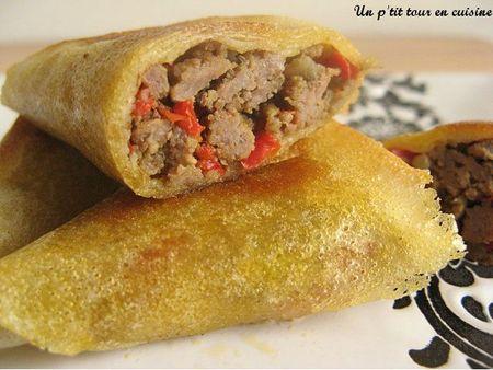 Samoussas au bœuf et au poivron - Photo par sherau