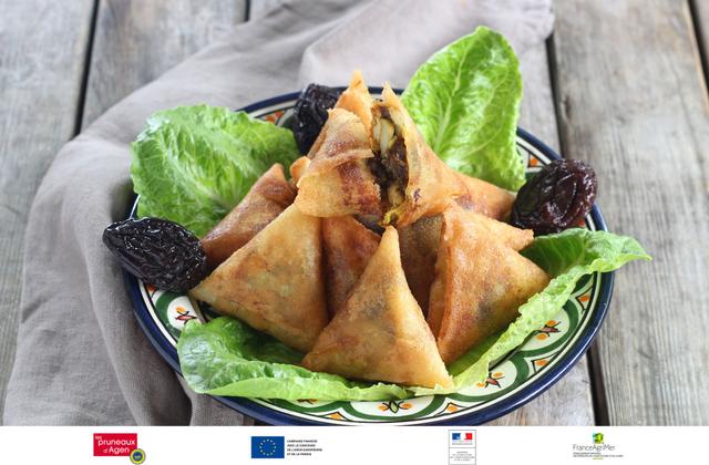 Briouates au poulet et aux pruneaux d'Agen - Photo par Silvia Santucci