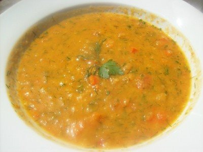 Velouté de lentilles corail au citron - Photo par garancQ