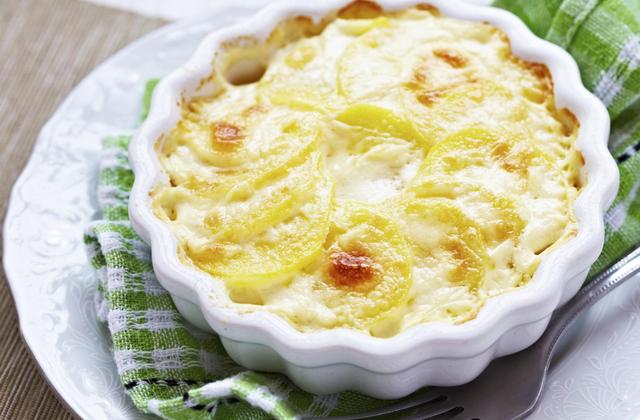 Gratin de panais et de pommes de terre au Saint Albray - Photo par 750g