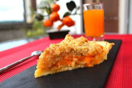 Tarte-crumble aux abricots - Photo par Evacuisine