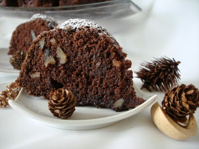 Gâteau au chocolat et aux noix économique - Photo par fimere2