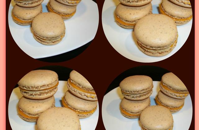 Macarons ganache chocolat à l'orange - Annick