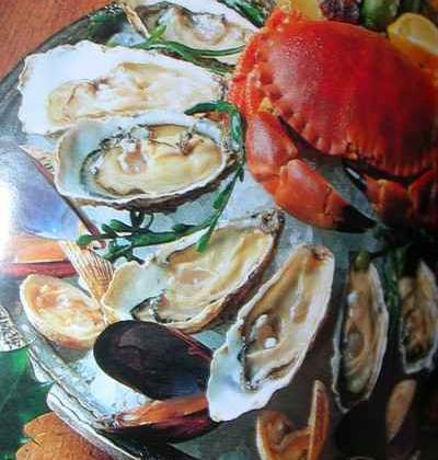 Plateau fruits de mer avec huitre au champagne - Photo par didiertr