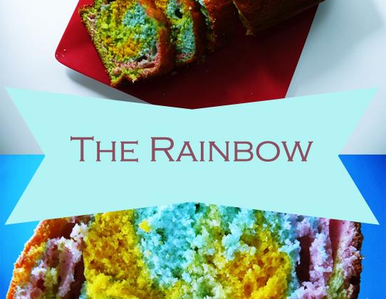 Rainbow cake au yaourt - Photo par vcitro