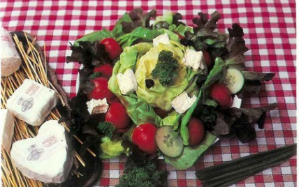 Salade croquante au fromage de Neufchâtel - Photo par gourmaE