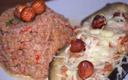 Aubergines à la soubrassade - Photo par cristiXX
