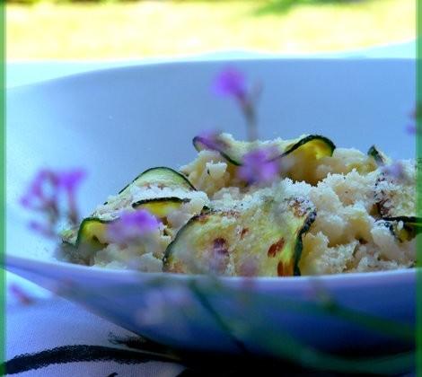 Risotto courgettes parmesan - Photo par Chef Damien