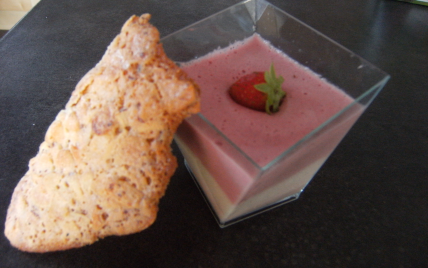 Duo de mousse fraise framboise - Photo par gougou