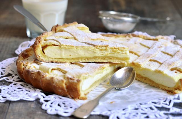 Crostata di ricotta ou tarte à la ricotta - Photo par Bérengère