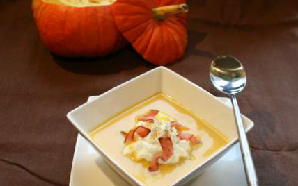 Velouté de potiron maison - Photo par la cuisine caro