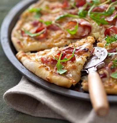 Pizza au jambon fumé et Sublime Filante - Photo par Giovanni Ferrari