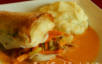 Croustillant de poisson sauce chorizo - Photo par paulinelly