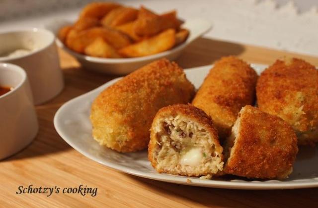Croquettes de poulet au fromage fondu - Photo par schotzys
