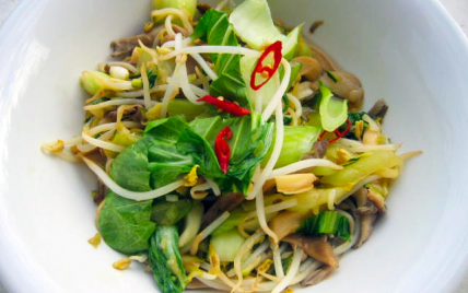 Salade de légumes chinois - Photo par Dorian Nieto