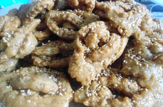 Griouches aux amandes et sésame - Photo par DALILA34