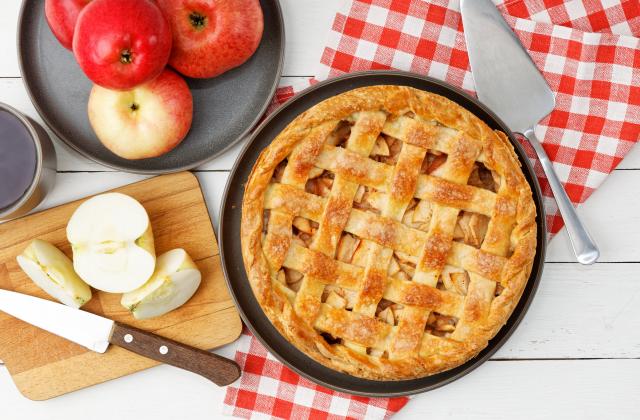 Apple pie et son croisillon de pâte - 750g