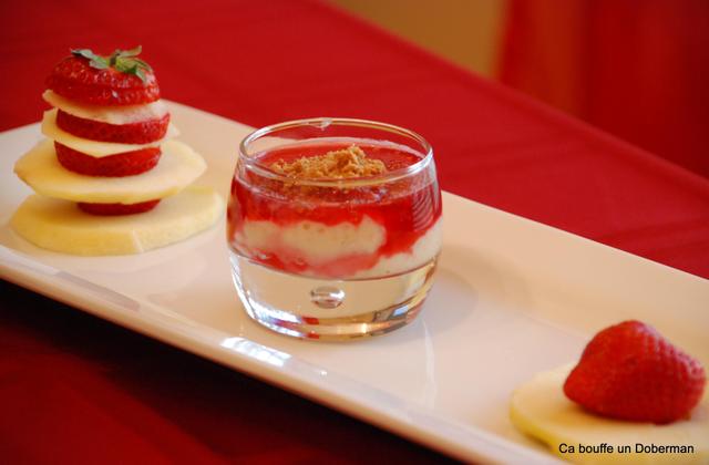 Riz au lait et coulis de framboise - Photo par scarlett