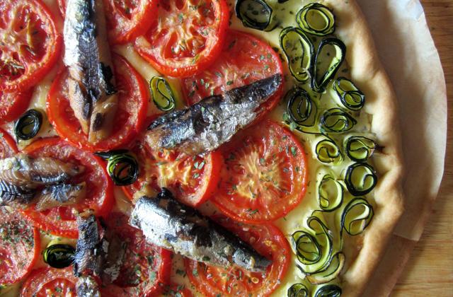 Tarte estivale aux sardines - sophietqY