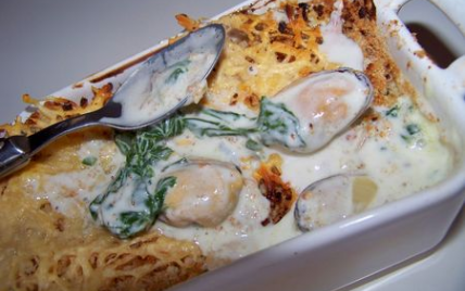 Gratin de moules au roquefort - Photo par darton