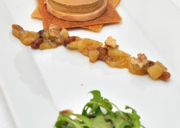 Crousti-tartine de foie gras aux esprits fruités - Photo par macaron41