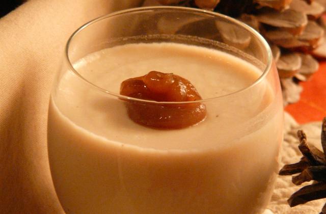 Panna Cotta à la crème de marron et au whisky - Photo par motset