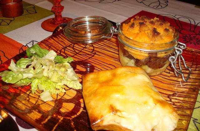 Parmentier de boudin aux pommes, feuilleté au livarot - Photo par Anaiscuisine