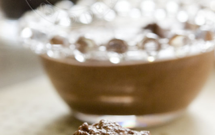 Mousse fondante à la crème de marron et au chocolat maison - Photo par petitse