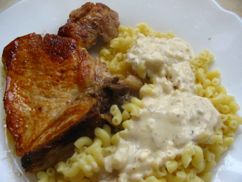 Filet de porc au bleu et aux noisettes - Photo par maquic