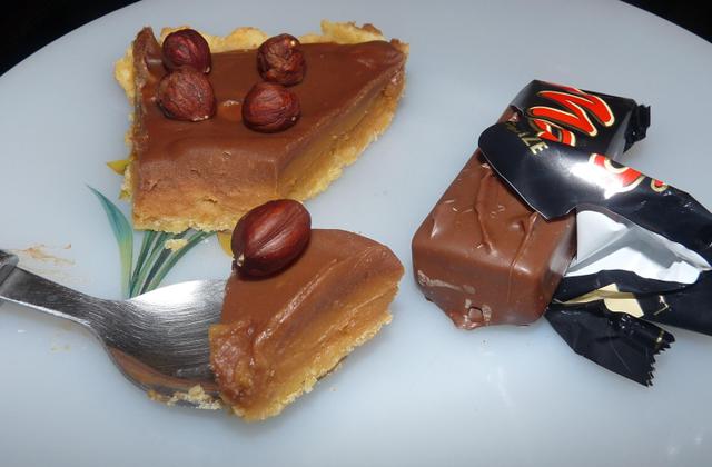 Tarte au caramel et mars - Photo par adelinQt