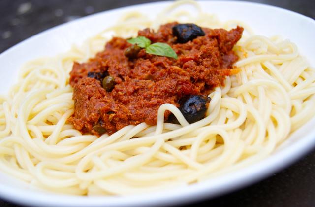 Spaghetti au thon à l'italienne - Photo par La ptite cuisine de Pauline