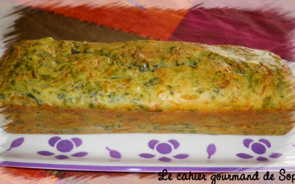 Cake à l'oseille et au saumon (ou cabillaud) - Photo par Sophie21