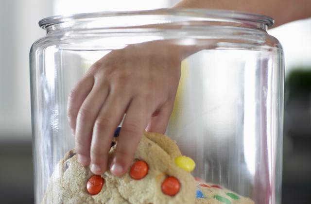 Cookies au beurre de cacahuètes et smarties - Photo par Bienvenue chez vero