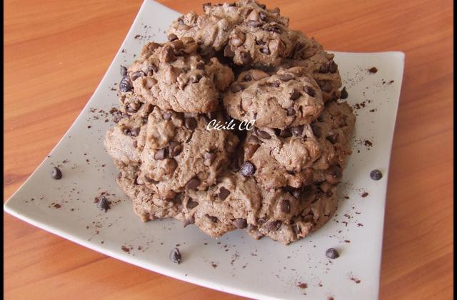 Cookies chocolat aux 2 pépites - Photo par Cécile CC