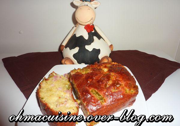 Cake raclette et asperges - Photo par ohmacuisine