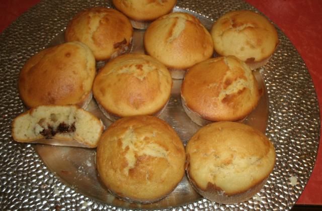 Muffins fourrés au nutella - Photo par Invité
