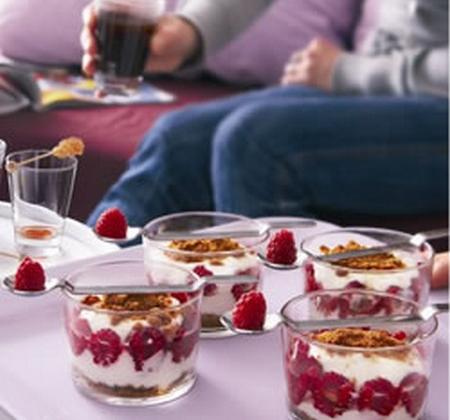 Cheesecake aux framboises facile - Photo par Luminarc