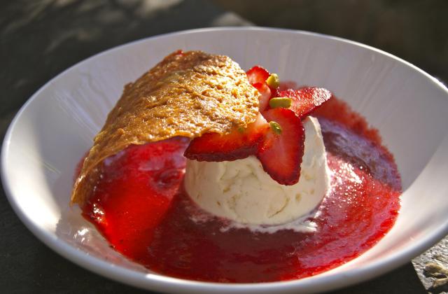 Délice glacé aux fraises - Photo par La ptite cuisine de Pauline